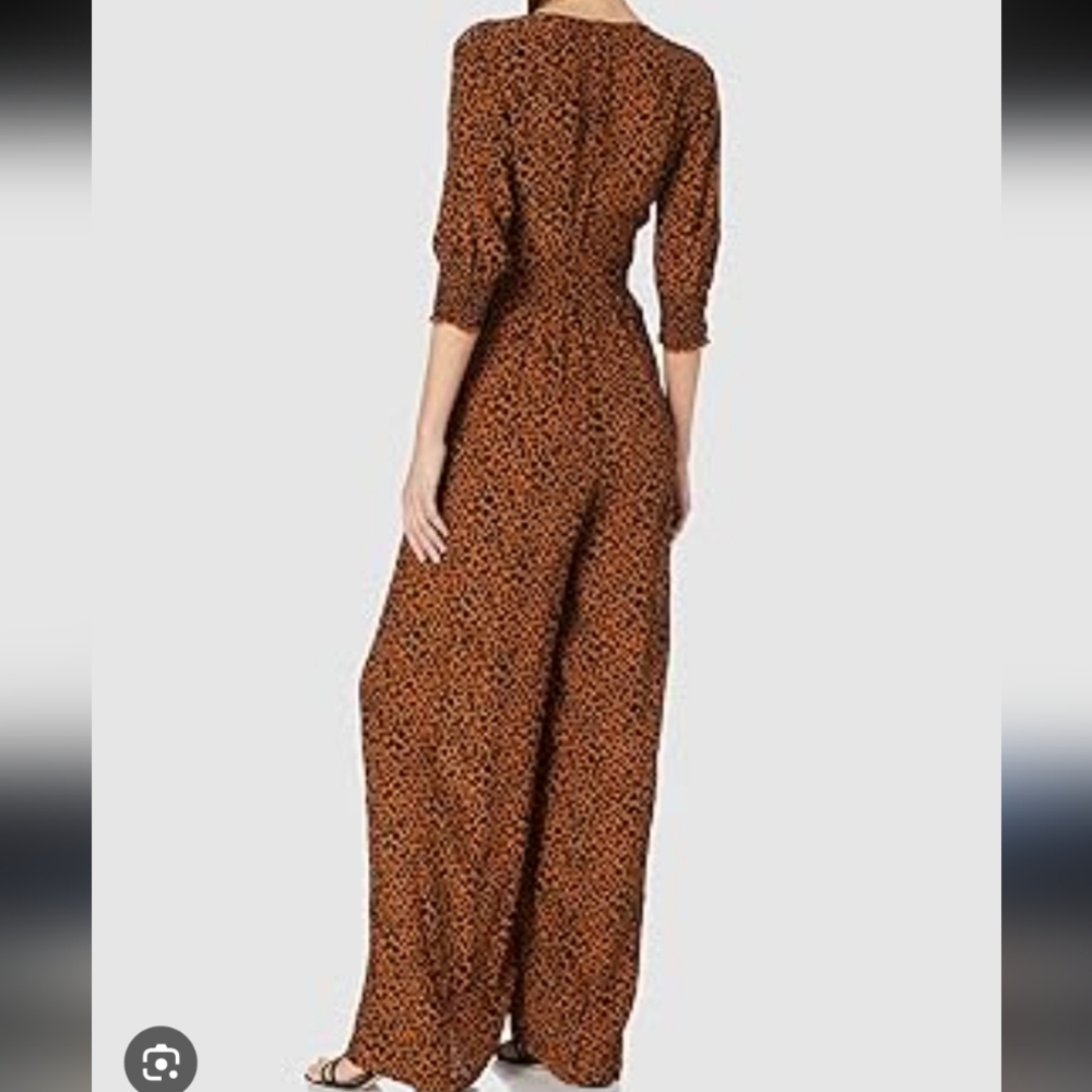 476-Scotch &‎ Soda Animal Print Jumpsuit - Picture 2 of 10